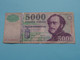 5000 ötezer FORINT - 2006 - MAGYAR Nemzeti Bank ( For Grade, Please See Scans ) Circulated ! - Hongrie