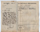 VP21.536 - NOGENT LE ROTROU 1911 - 5 Documents De ¨ LA MUTUELLE PERCHERONNE ¨ Mr MARCEL à BELLOU LE TRICHARD ( Orne ) - Banque & Assurance