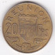 Ile De La Réunion , 20 Francs 1962, En Bronze Aluminium , Lec# 91 - Reunión