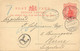 GB 1894 QV 3d British Empire Postcard Superb Commercially Used As Extremely Rare Registered Postcard To Switzerland - Covers & Documents