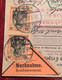 BERLIN ANHALTER BAHNHOF 1908 SELTENE MEF Mi 88 I NACHNAHME ! Paketkarte>Nyon VD Schweiz (DR Brief Basel Zoll Germania - Cartas & Documentos