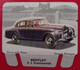 Plaque Bentley S3. N° 73. Les Grandes Marques D'automobiles. Chocolat Cafés Martel Mota. Plaquette Métal Vers 1960 - Tin Signs (after1960)