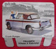 Plaque Triumph. N° 72. Les Grandes Marques D'automobiles. Chocolat Cafés Martel Mota. Plaquette Métal Vers 1960 - Tin Signs (after1960)