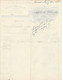 1908 ENTETE TISSAGE MECANIQUE à La Main TOILES  LINGE Alphonse Claude à Gérardmer Vosges Pour Garnier Thiebaut B.E.V.SCA - 1900 – 1949