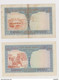 2 BILLETS 1 PIASTRE INDOCHINE LAOS GAMBODGE VIETNAM OCCASION - Indochina