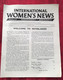 August 1946 International Women's News✔️Realist-Independent-Democratic -The Organ Of The International Alliance Of Women - Femminili