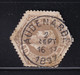 DDDD 412  --  Timbre Télégraphe Cachet Postal Simple Cercle AUDENARDE 1897 - Frappe LUXE - Telegraafzegels [TG]