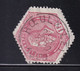 DDDD 419  --  Timbre Télégraphe Cachet Postal Simple Cercle LE ROEULX 1899 - Telegraafzegels [TG]