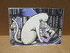 CHAT Carte Moderne Illustrée Gravure Pierre Fonteinas Contresignée Chat à L'album FELIX  50 Exemplaires - Katten
