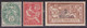 DEDEAGH 1902  Mi 9,10,13  MH* - Unused Stamps