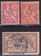 DEDEAGH 1902  Mi 10,11,13  USED - Used Stamps