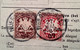 Bayern 50 Pf Usw Mi 63+56+57 NÜRNBERG 1907 Paketkarte>Nyon VD Schweiz (Brief Droguerie Pinsel Pinceaux Paint Brush - Cartas & Documentos