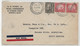 PANAM PAA 1936 USA United States Postage Boston ARGENTINA Buenos Aires Par Avion Correo Aereo Via Air Mail - Aviones