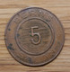 Sweden -  Stockholm - Old Token From Berns Salon (famouse Place) - 5 öre - Firma's