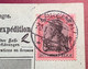 BREMEN 7 ZOLLAUSLAND 1916 Mi 93 II Paketkarte>Droguerie Hermann Kaeppeli Nyon VD Schweiz (Germania Robert Oscar Meier - Lettres & Documents