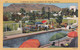 3553 – Phoenix Arizona USA – Camelback Inn Motel Hotel - Animation – Linen – Vintage – One Folded Corner – 2 Scans - Phönix