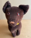 Delcampe - PELUCHE CHIEN 2 PELUCHES ANNEES 1940 INTERIEUR PAILLE - Knuffels