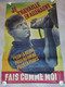 AFFICHE "Je Travaille En Allemagne, Fais Comme Moi" 1941 - 76x115 - Très Bon état De Conservation - TTB - Posters