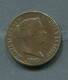 1855.ESPAÑA.MONEDA.ISABEL II25 CTS. DE REAL.COBRE.MBC - Provincial Currencies