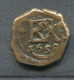 1659.ESPAÑA.FELIPE IV.GRANADA.MONEDA COBRE.RESELLO DE 4 A 8 MARAVEDIS - Münzen Der Provinzen