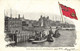 Canada, SAINT JOHN, N.B., Harbor Scene, Flag (1917) Embossed Postcard - St. John