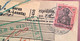 SORAU NIEDERLAUSITZ 1909 Germania Mi 93 I  EF Paketkarte Via Frankfurt Main>Droguerie Nyon Schweiz (colis Postal - Cartas & Documentos