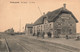 CPA - Belgique - Poelcapelle - De Statie - La Gare - Animé - Vélo Saint-Michel Publicité - Train A Vapeur - Langemark-Poelkapelle