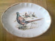 Plat Figurant Deux Faisans. Ceramica Castellania. Made In Italy. - Schalen Und Tabletts