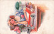CPA - Illustrateur - Usabal - Femme Répondant Au Téléphone - Edit. Erkal - Oblitéré Waremme 1919 - Fleur - Clouleur - Usabal