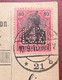 TONINDUSTRIE ZEITUNG PERFIN T.J.Z. Berlin 1919 Paketkarte (argile Terre Ceramique Clay Mineral Ceramic Ton Ciment - Storia Postale