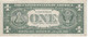 BILLETE DE ESTADOS UNIDOS DE 1 DOLLAR DEL AÑO 1957 D LETRA U-A WASHINGTON  (BANK NOTE) - Billets De La Federal Reserve (1928-...)