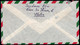 1949 20 MAG AEROGRAMMA DA ROMA PER PHILADELPHIA CON BELLISSIMA AFFRANCATURA QUADRICOLORE DI PiU' SERIE DIVERSE FIRMA BIO - Airmail
