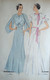 2 Dessins De Mode Exclusif De "M. KUSS 1935"  Recto Verso -  ( Format   24 Cm X 36 Cm )  -  Réf, B 50 - 1900-1940