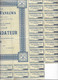 PETROLES DE WANKOWA  POLOGNE - LILLE - WAVRIN - PART DE FONDATEUR 1914 - RESTE 28 COUPONS, VOIR LES SCANNERS - Petróleo