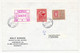 NORVEGE - Lot 9 Enveloppes Diverses, Affranchissements Composés Avec étiquette ATM, 1981 - Cartas & Documentos