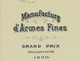 1921 ENTETE MANUFACTURE ARMES FINES  DIARD à St Etienne Loire Pour Bompard à Semur En Auxois Cote D’Or B.E. - 1900 – 1949