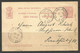LUXEMBURG. 1892. CARD. ESCH SUR ALZETTE. KAYSER MAGUIN – LEATHER. - 1882 Allegory
