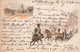 CPA - Russie - St Petersbourg - Edit. A. Ferrin - Illustration - Cheval - Cathédrale De Kazan - Oblitéré 1900 - Rusia