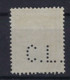PERFIN / PERFO " C.L. " TYPO Voorafgestempeld Nr. 63B BRUXELLES 22 BRUSSEL  ;  staat Zie 2 Scans ! - Typografisch 1922-26 (Albert I)