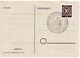 63586 - Alliierte Besetzung - 1947 - 10Pfg Ziffer EF A AnsKte SoStpl FLENSBURGER BRIEFMARKEN-AUSSTELLUNG - Philatelic Exhibitions