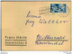 1950, 25 F Europarat, Einzelfrankatur Ab SAARBRÜCKEN 2 (Mi-Nr. 297) - Lettres & Documents