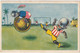 1946 14 Ago 1 + 6 D. Sass 6+11 Su Cartolina Tema Calcio Da Asmara X Pedaso - British Occ. MEF