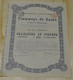 S.A.des Tramways De Kazan - Obligation Au Porteur - Rente Annuelle De 20 Frs - Bruxelles Mars 1894. - Ferrocarril & Tranvías