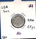 UNITED STATES OF AMERICA - 10 Cents / 1 Dime 1944 - Circulated -  See Photos - SILVER - Km 140 - 1916-1945: Mercury