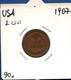 UNITED STATES OF AMERICA - 1 Cent 1907 -   See Photos -  Km 90a - 1859-1909: Indian Head