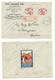 RARITY OF BELGIUM - EMA METER FREISTEMPEL  A102 + A103 GROUP OF 4 COVERS BRUXELLES BRUSSEL 1927 1928 (5 SCAN) - ...-1959