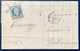 Lettre 1854 De Paris N°10 25c Presidence Belles Marges Obl étoile + Cachet De Route Paris/60/3e Superbe ! - 1852 Luis-Napoléon