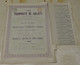 Les Tramways De Galatz -Roumanie -  Action De Capital De 100 Frs. Entièrement Libérée - Bruxelles Janvier 1900. - Railway & Tramway