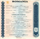 Romania, 1996, "COMMET" Company - Vintage Shareholder Certificate / Bond - A - C