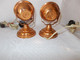 Delcampe - Vintage  Kupfer Tischlampen, Wandlampen, Wandleuchter. - Cuivres